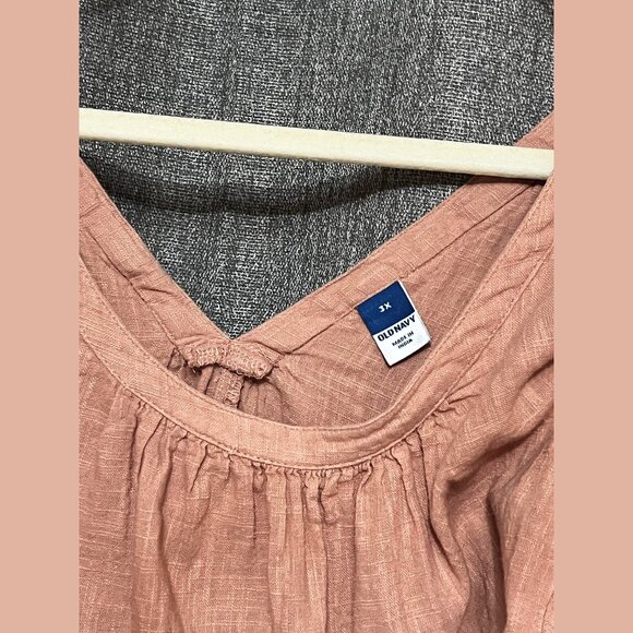 Old Navy | Flutter-Sleeve Tie-Back Mini Swing Dress | 3x - Picture 6 of 6